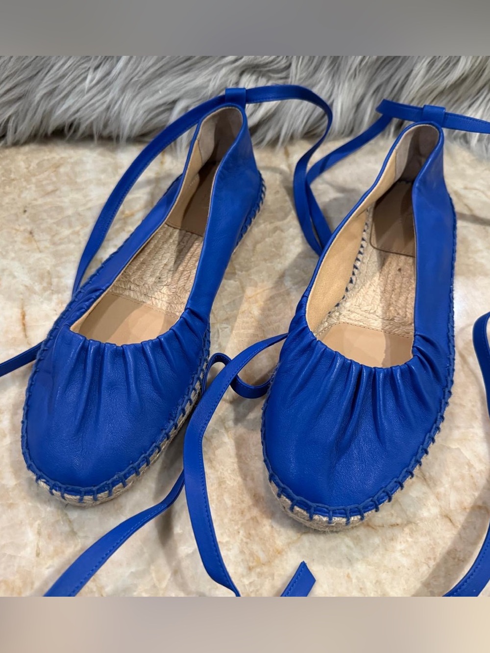 Ralph Lauren Espadrilles Blue size 9.5 New